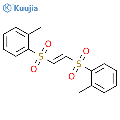 Benzene, 1,1'-[1,2-ethenediylbis(sulfonyl)]bis[2-methyl-, (E)- structure