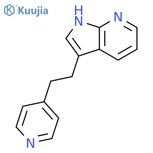 1H-Pyrrolo[2,3-b]pyridine, 3-[2-(4-pyridinyl)ethyl]- structure