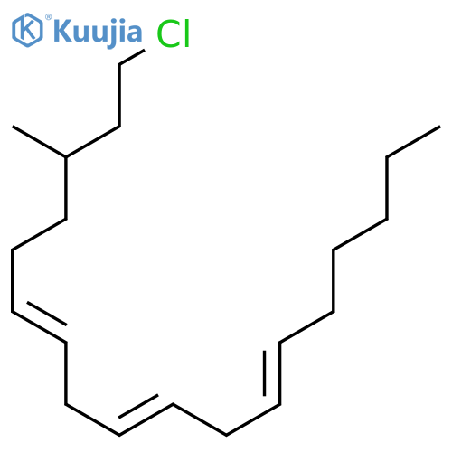 6,9,12-Octadecatriene, 1-chloro-3-methyl- structure