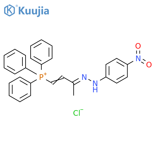 Phosphonium, [3-[2-(4-nitrophenyl)hydrazinylidene]-1-buten-1-yl]triphenyl-, chloride (1:1) structure