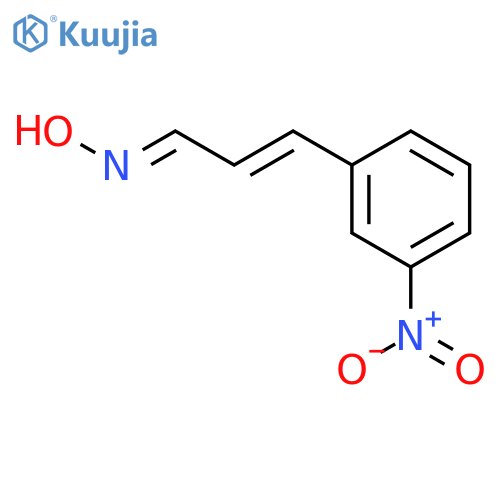 2-Propenal, 3-(3-nitrophenyl)-, oxime structure