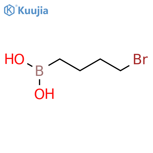 (4-Bromobutyl)boronic acid structure