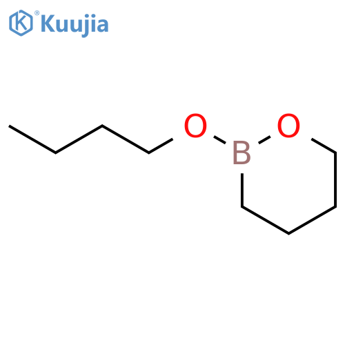 1,2-Oxaborinane, 2-butoxy- structure