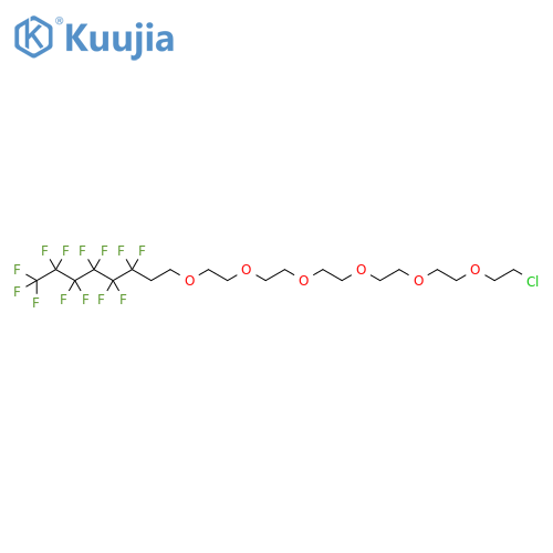 Octane, 8-[(17-chloro-3,6,9,12,15-pentaoxaheptadec-1-yl)oxy]-1,1,1,2,2,3,3,4,4,5,5,6,6-tridecafluoro- structure