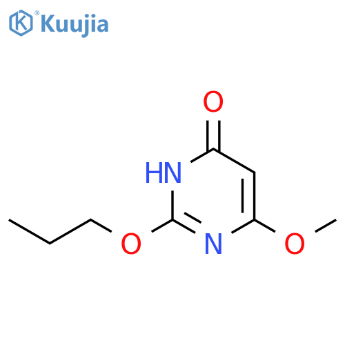 4(1H)-Pyrimidinone, 6-methoxy-2-propoxy- structure