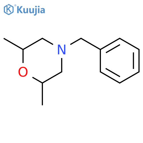 Morpholine, 2,6-dimethyl-4-(phenylmethyl)- structure
