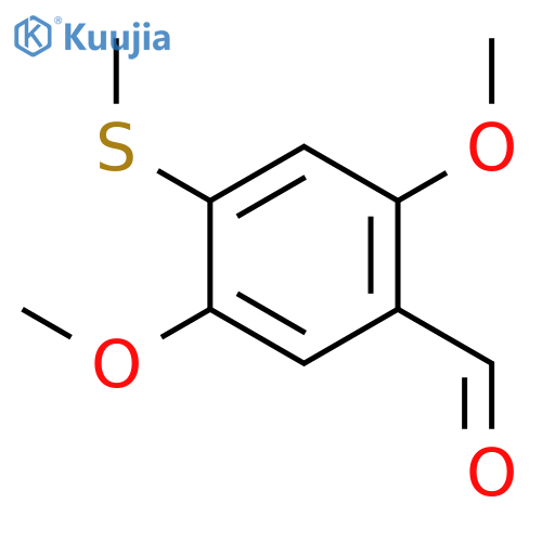 2,5-Dimethoxy-4-(methylthio)benzaldehyde structure