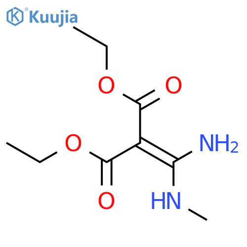 Propanedioic acid, [amino(methylamino)methylene]-, diethyl ester structure
