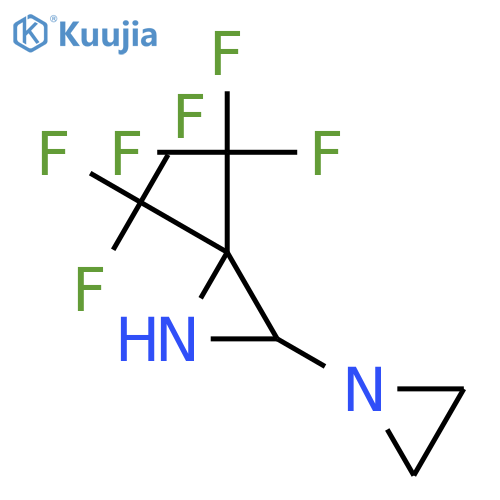 1,2'-BIAZIRIDINE, 3',3'-BIS(TRIFLUOROMETHYL)- structure