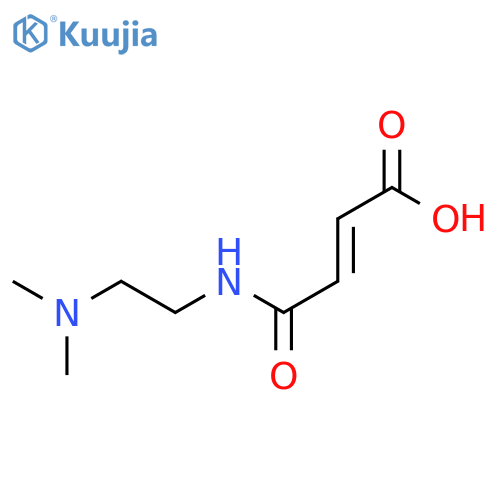 2-Butenoic acid, 4-[[2-(dimethylamino)ethyl]amino]-4-oxo- structure
