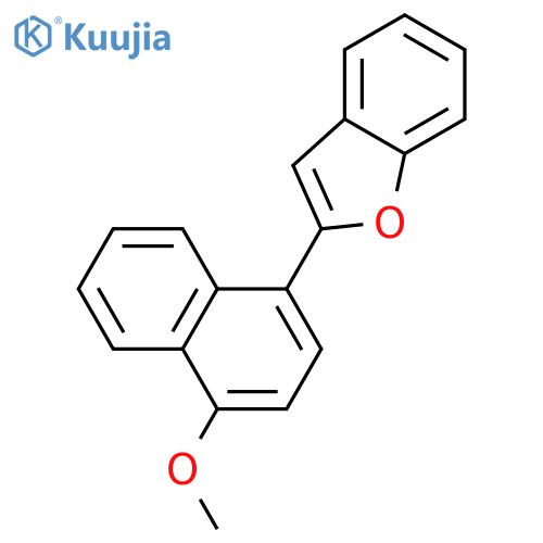 Benzofuran, 2-(4-methoxy-1-naphthalenyl)- structure