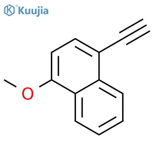 1-ethynyl-4-methoxynaphthalene structure