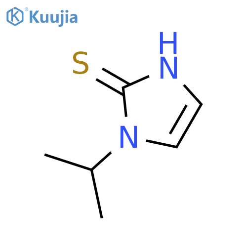 1-(propan-2-yl)-1H-imidazole-2-thiol structure