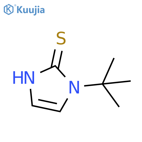 1-tert-butyl-1H-imidazole-2-thiol structure