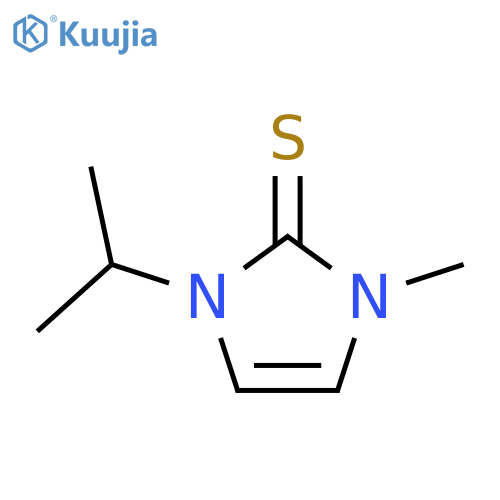 2H-Imidazole-2-thione, 1,3-dihydro-1-methyl-3-(1-methylethyl)- structure