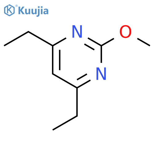 Pyrimidine, 4,6-diethyl-2-methoxy- structure