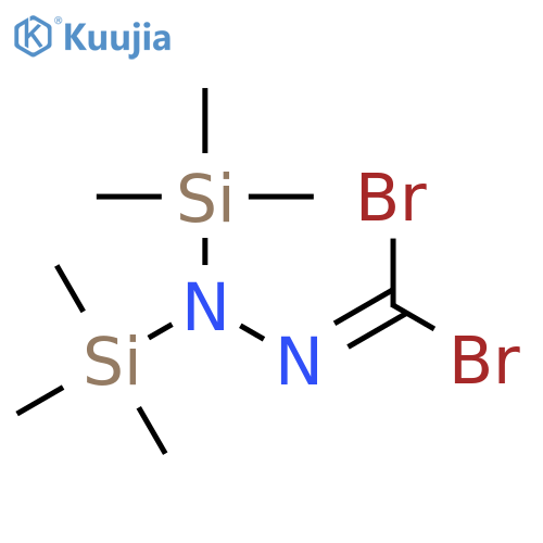 Carbonohydrazonic dibromide, bis(trimethylsilyl)- structure