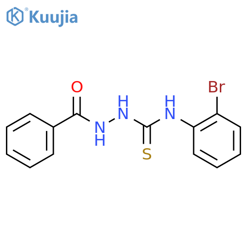 Benzoic acid, 2-[[(bromophenyl)amino]thioxomethyl]hydrazide structure
