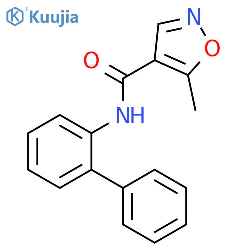 4-Isoxazolecarboxamide, N-[1,1'-biphenyl]-2-yl-5-methyl- structure