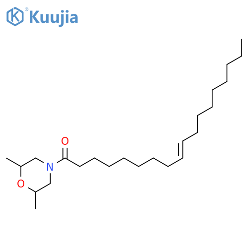 Morpholine, 2,6-dimethyl-4-(1-oxo-9-octadecenyl)- structure