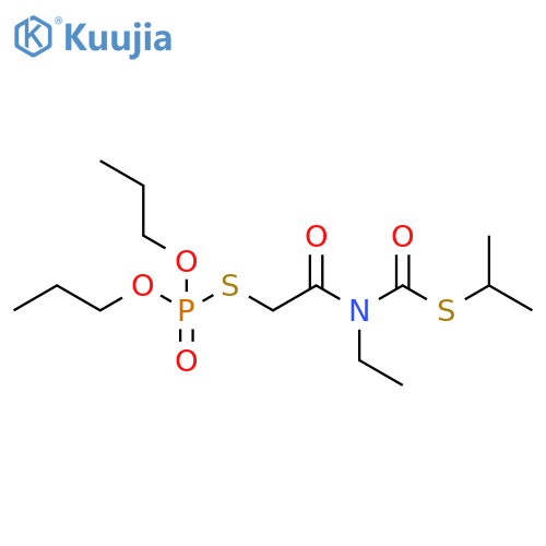 7-Oxa-5-thia-2-aza-6-phosphadecanethioic acid, 2-ethyl-3-oxo-6-propoxy-, S-(1-methylethyl) ester, 6-oxide structure