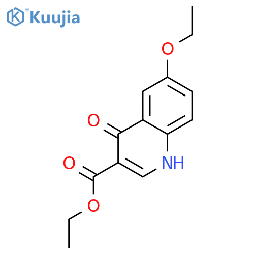 Ethyl 6-ethoxy-4-oxo-1,4-dihydroquinoline-3-carboxylate structure