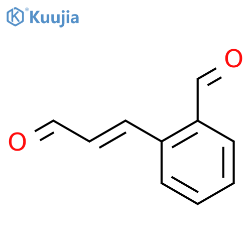 2-[(1E)-3-oxoprop-1-en-1-yl]benzaldehyde structure