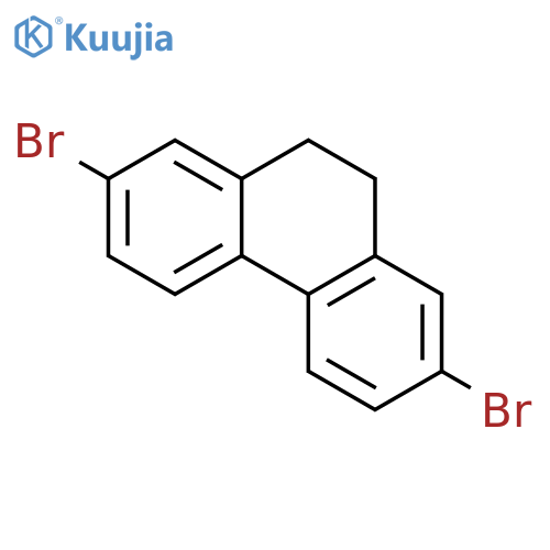 Phenanthrene, 2,7-dibromo-9,10-dihydro- structure