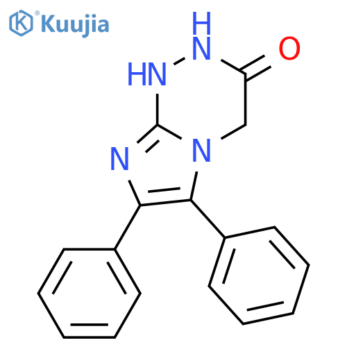 Imidazo[2,1-c][1,2,4]triazin-3(4H)-one, 1,2-dihydro-6,7-diphenyl- structure