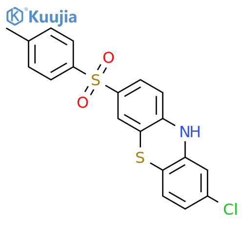 10H-Phenothiazine, 2-chloro-7-[(4-methylphenyl)sulfonyl]- structure