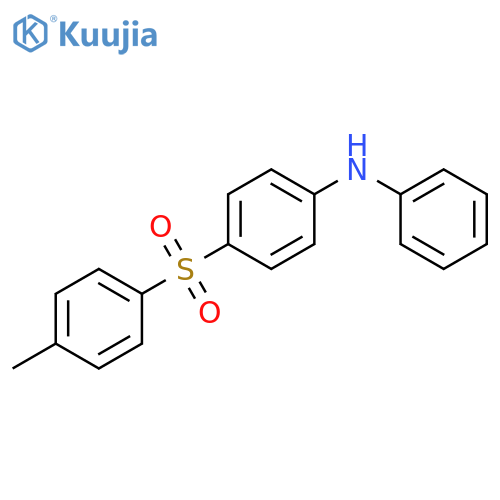 Benzenamine, 4-[(4-methylphenyl)sulfonyl]-N-phenyl- structure