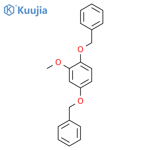 Benzene, 2-methoxy-1,4-bis(phenylmethoxy)- structure