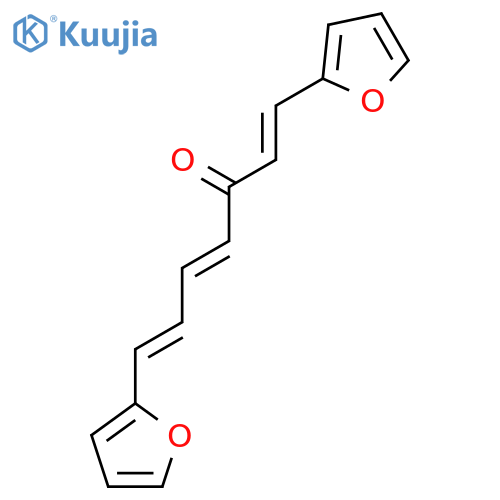 1,4,6-Heptatrien-3-one, 1,7-di-2-furanyl- structure