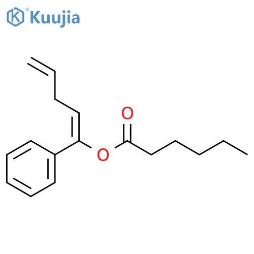 Hexanoic acid, 1-phenyl-1,4-pentadienyl ester structure