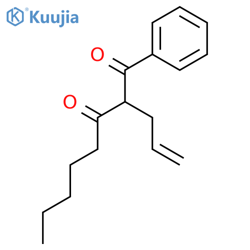 1,3-Octanedione, 1-phenyl-2-(2-propenyl)- structure