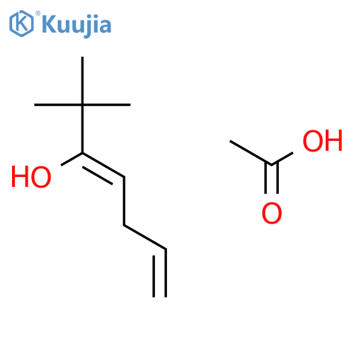 3,6-Heptadien-3-ol, 2,2-dimethyl-, acetate structure