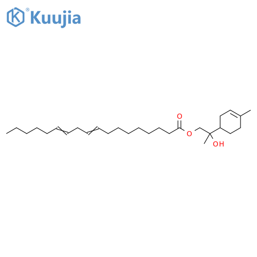 9,12-Octadecadienoic acid, 2-hydroxy-2-(4-methyl-3-cyclohexen-1-yl)propyl ester structure