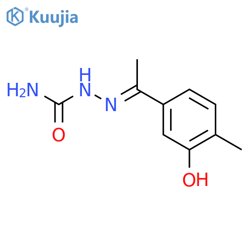 Hydrazinecarboxamide, 2-[1-(3-hydroxy-4-methylphenyl)ethylidene]- structure
