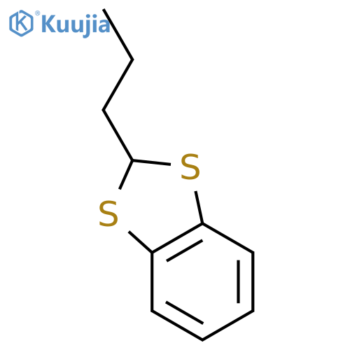 1,3-Benzodithiole, 2-propyl- structure