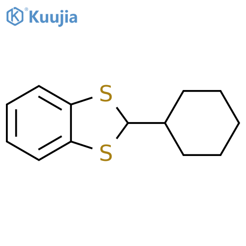 1,3-Benzodithiole, 2-cyclohexyl- structure