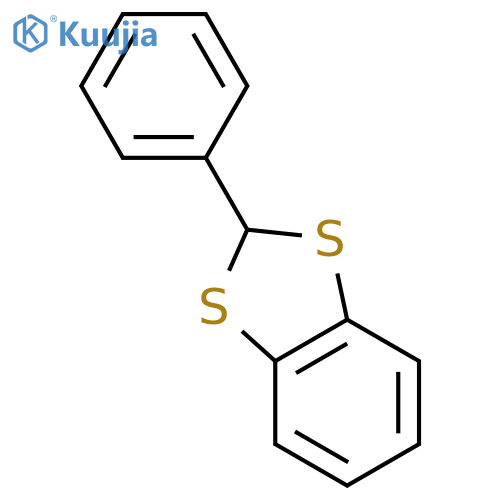 1,3-Benzodithiole, 2-phenyl- structure