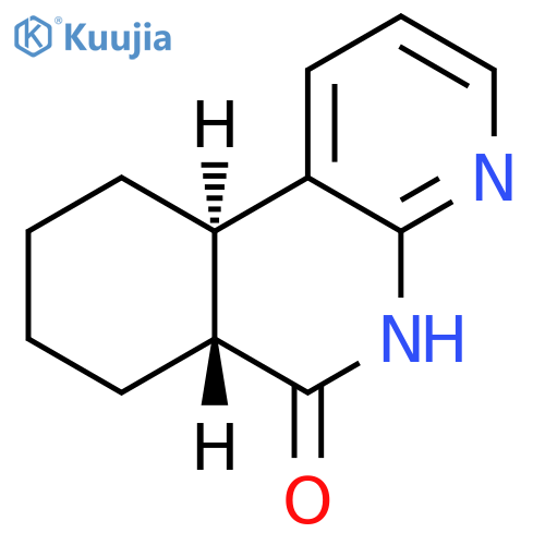 Benzo[c][1,8]naphthyridin-6(5H)-one, 6a,7,8,9,10,10a-hexahydro-,trans- structure