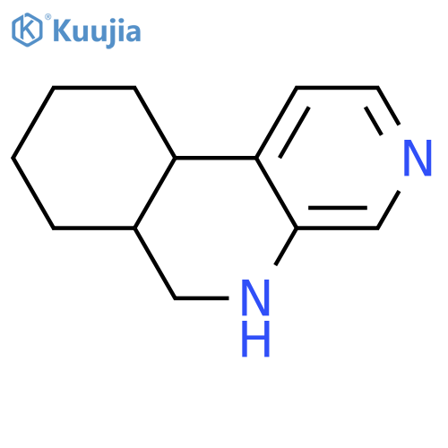 Benzo[c][1,7]naphthyridine, 5,6,6a,7,8,9,10,10a-octahydro-, cis- structure