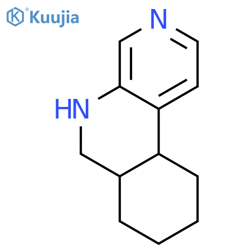 Benzo[c][1,7]naphthyridine, 5,6,6a,7,8,9,10,10a-octahydro-, trans- structure
