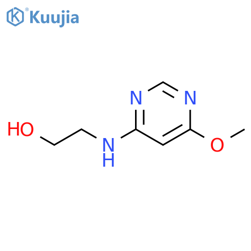Ethanol, 2-[(6-methoxy-4-pyrimidinyl)amino]- structure