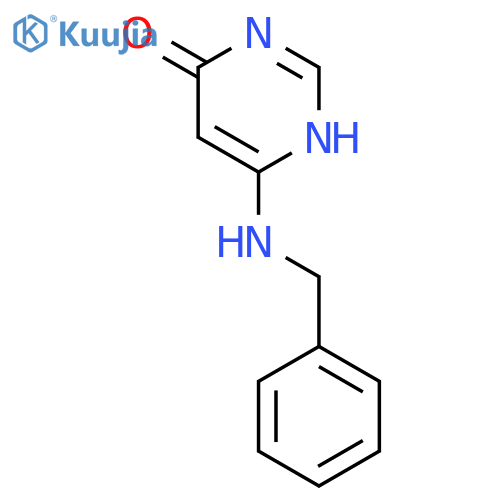 6-(benzylamino)pyrimidin-4-ol structure