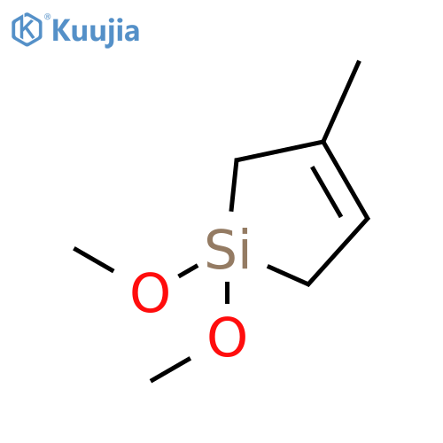 Silacyclopent-3-ene, 1,1-dimethoxy-3-methyl- structure