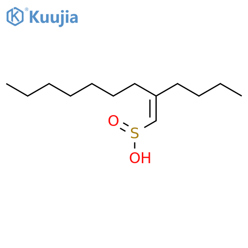 1-Nonene-1-sulfinic acid, 2-butyl- structure