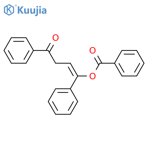 3-Buten-1-one, 4-(benzoyloxy)-1,4-diphenyl- structure