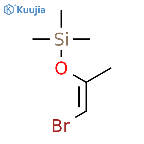 Silane, [(2-bromo-1-methylethenyl)oxy]trimethyl- structure